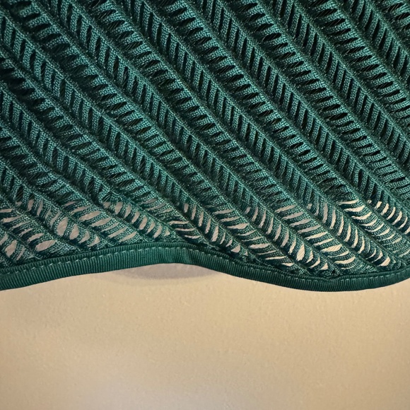 NWT Reiss Chloey Forest Green Body-Con Dress – Textured Knit, Long Sleeve – US 8 - Picture 7 of 14